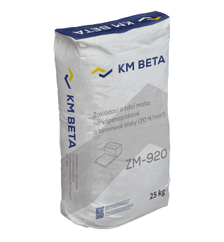 Zdicí a zakládací malta na vápenopískové a betonové bloky - 20 N/mm² (pytel 25 kg)