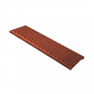 Stoupací plošina 250x800 mm - hnědá